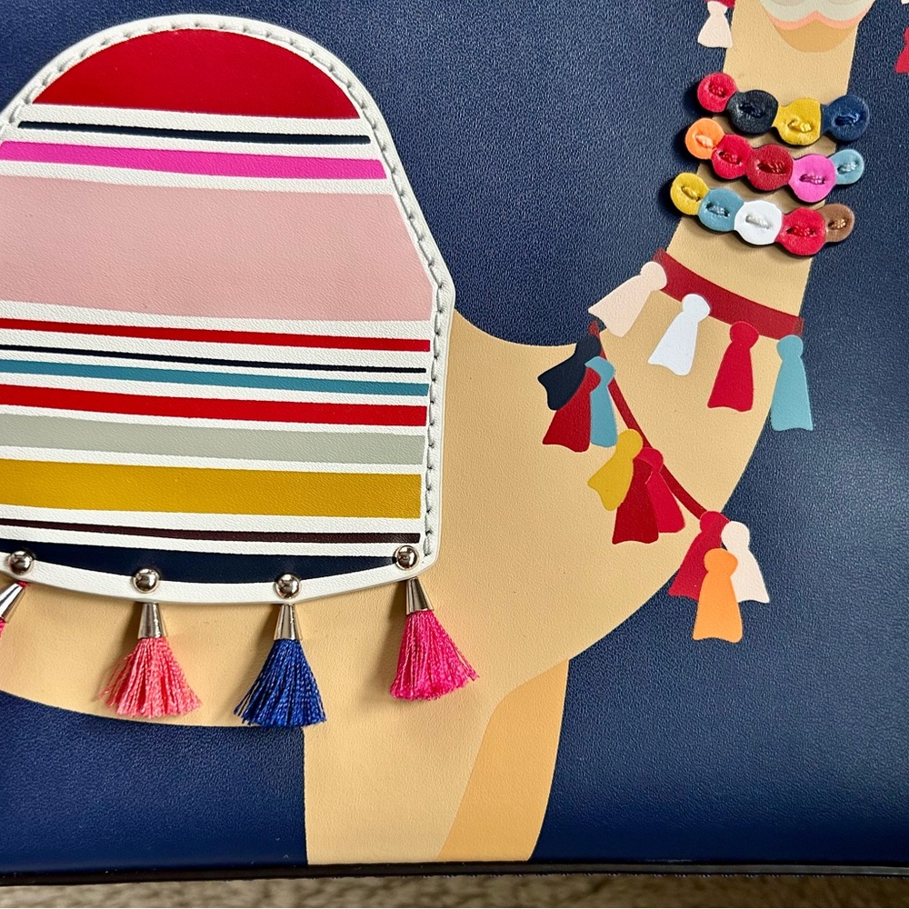 Kate Spade Navy Camel Graphic Backpack - Picture 6 of 13